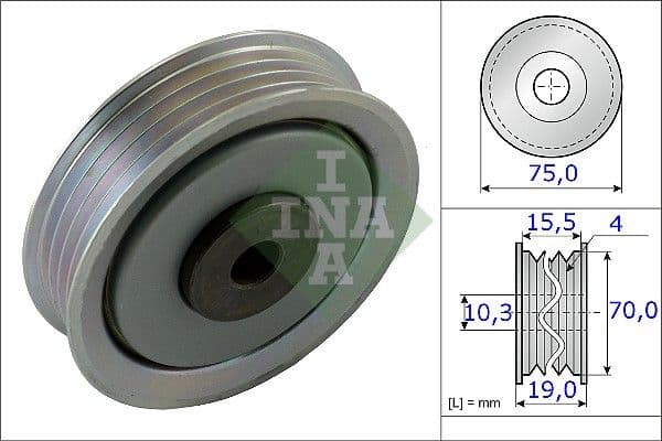 rola intinzator,curea transmisie Schaeffler INA 531 0845 10