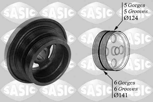 Fulie curea, arbore cotit SASIC 2156047