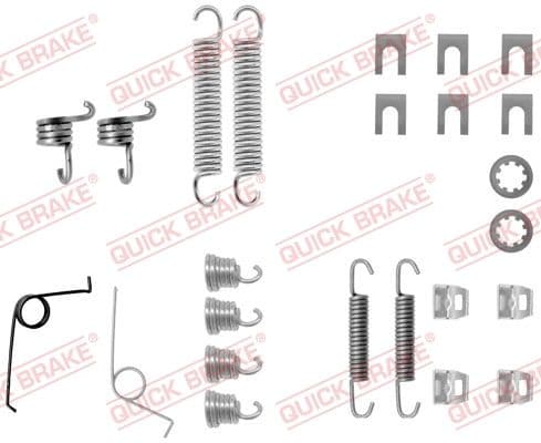 Set accesorii, sabot de frana QUICK BRAKE 105-0545