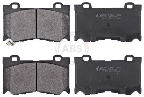 set placute frana,frana disc A.B.S. 37768