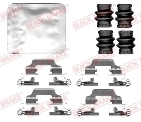 Set accesorii, placute frana QUICK BRAKE 109-0158
