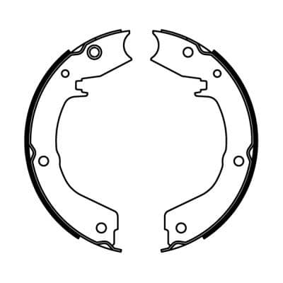 Set saboti frana, frana de mana ABE C05061ABE