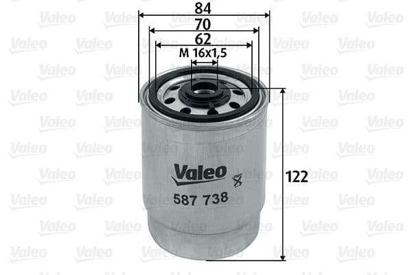 filtru combustibil VALEO 587738
