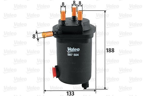 filtru combustibil VALEO 587504