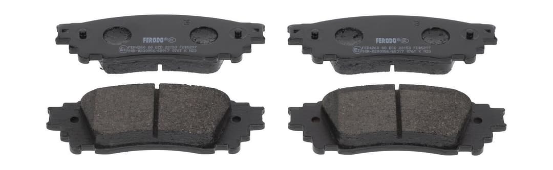 set placute frana,frana disc FERODO PREMIER ECO FRICTION FDB5297