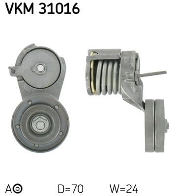 Intinzator curea, curea distributie SKF VKM 31016