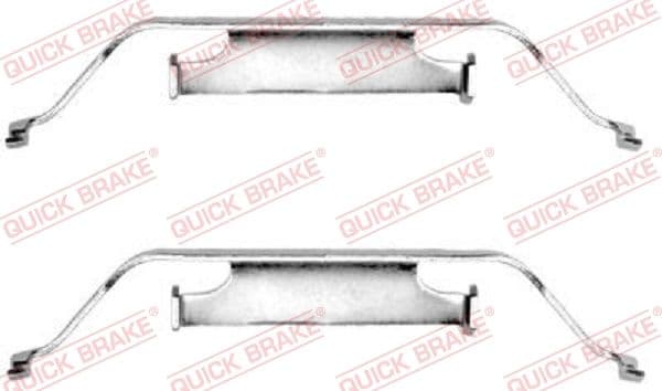 Set accesorii, placute frana QUICK BRAKE 109-1096