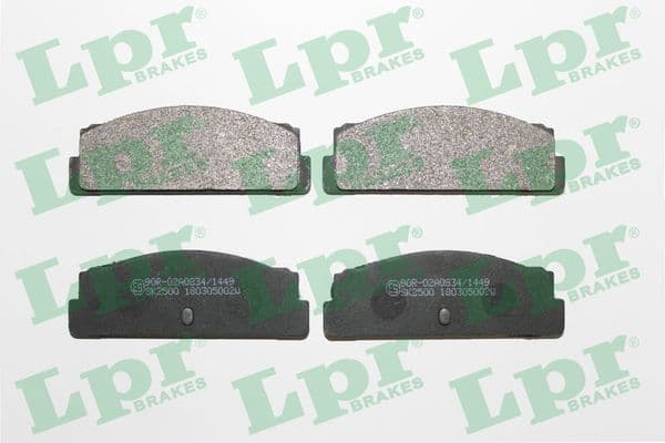 set placute frana,frana disc LPR 05P002