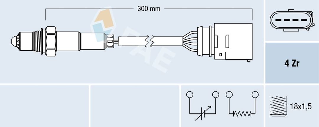 Sonda Lambda FAE 77435