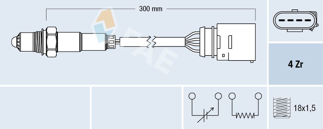 Sonda Lambda FAE 77435