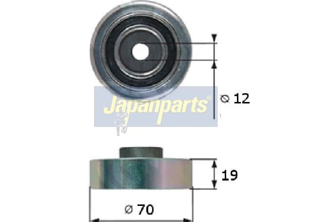 Rola ghidare/conducere, curea transmisie JAPANPARTS RP-815