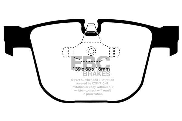 set placute frana,frana disc EBC Brakes DP41451R