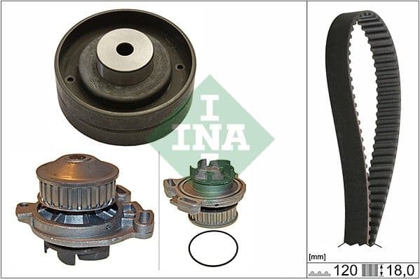 Set pompa apa + curea dintata Schaeffler INA 530 0151 30