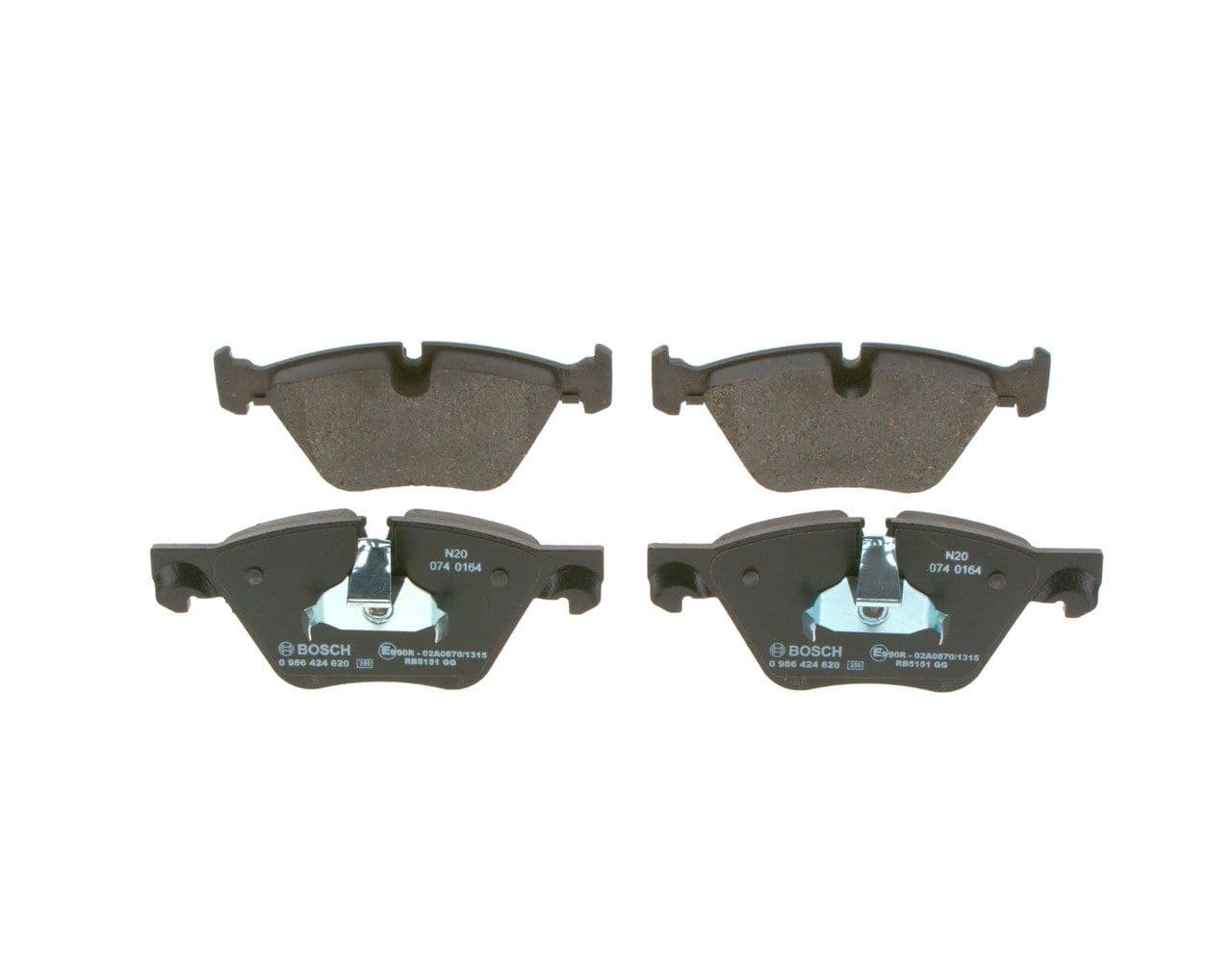 set placute frana,frana disc BOSCH 0 986 424 620