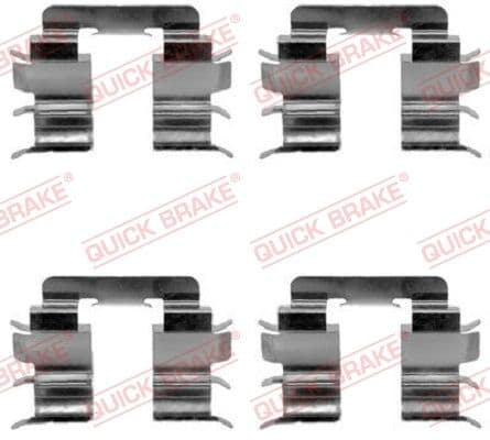 Set accesorii, placute frana QUICK BRAKE 109-1272