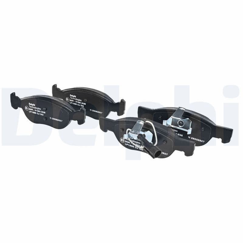 set placute frana,frana disc DELPHI LP1586