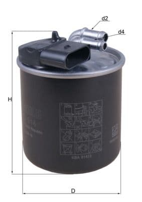 filtru combustibil MAHLE KL 914