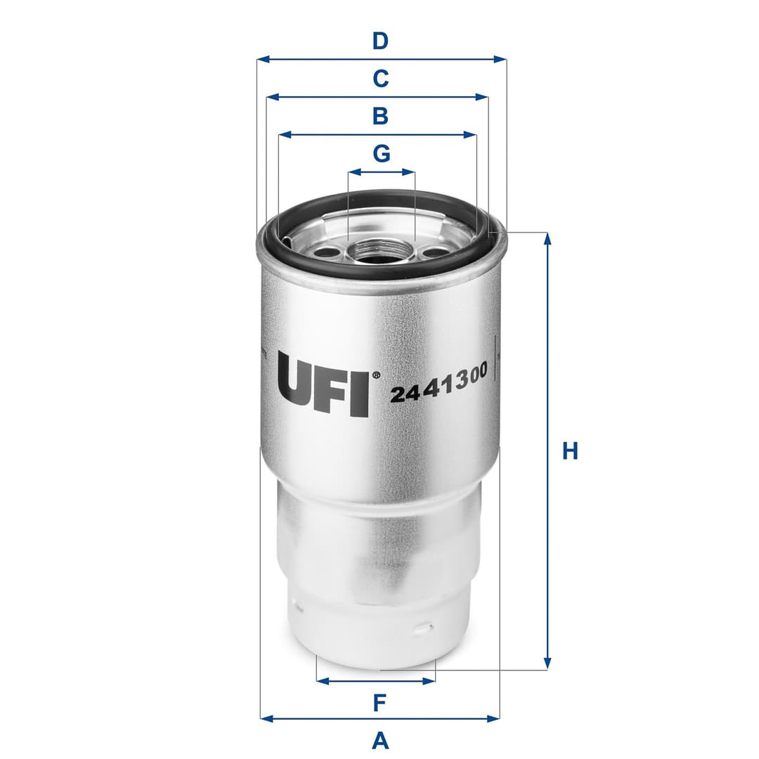 filtru combustibil UFI 24.413.00