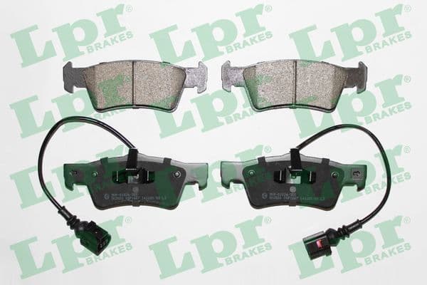 set placute frana,frana disc LPR 05P1667