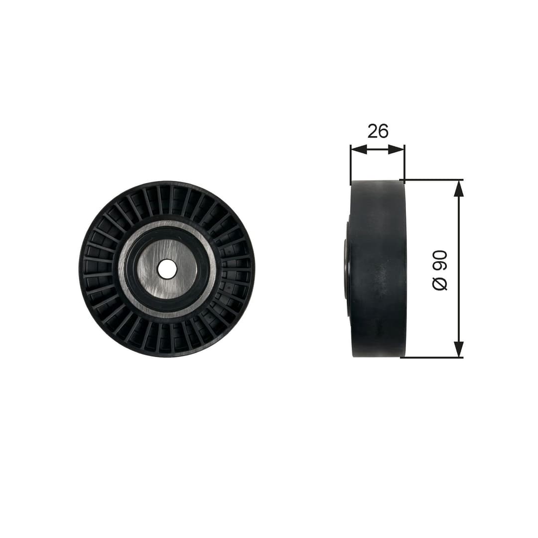 Rola ghidare/conducere, curea transmisie GATES DriveAlign™ T36461