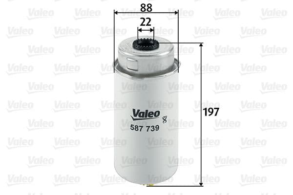 filtru combustibil VALEO 587739