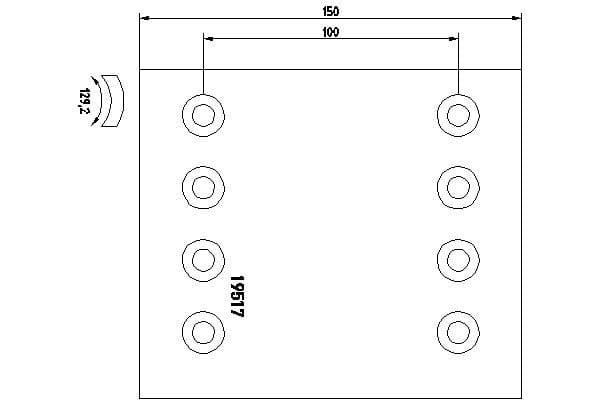 Set garnituri de frictiune, frana tambur TEXTAR 1951701