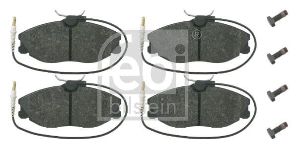 set placute frana,frana disc FEBI BILSTEIN 16257