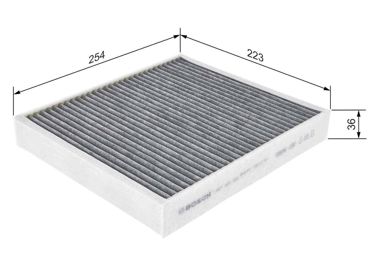 Filtru, aer habitaclu BOSCH 1 987 435 502