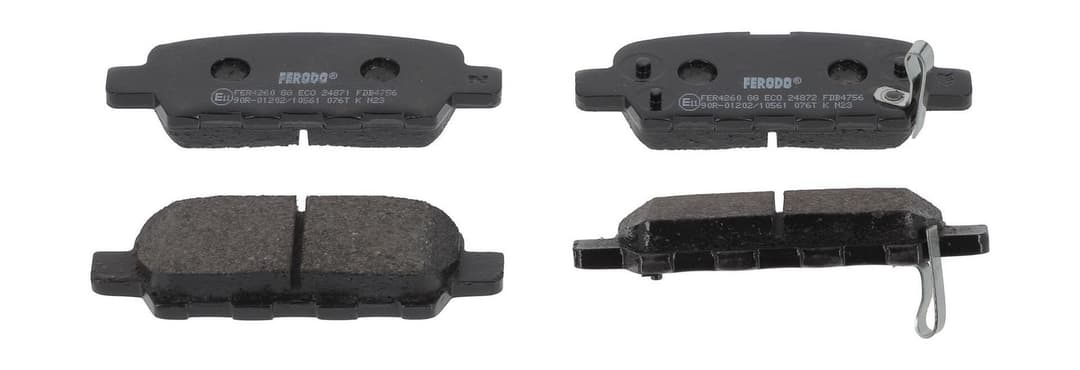 set placute frana,frana disc FERODO PREMIER ECO FRICTION FDB4756