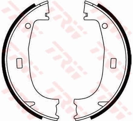 Set saboti frana, frana de mana TRW GS8594