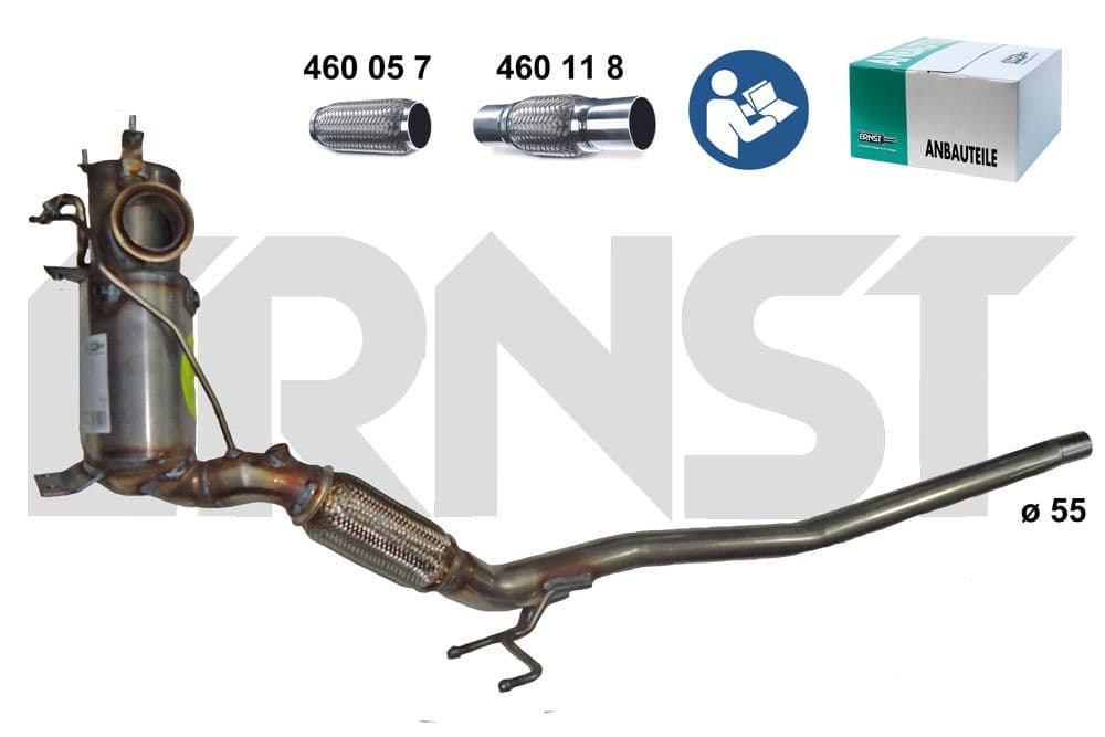 Filtru funingine/particule, sist.de esapament ERNST 920087