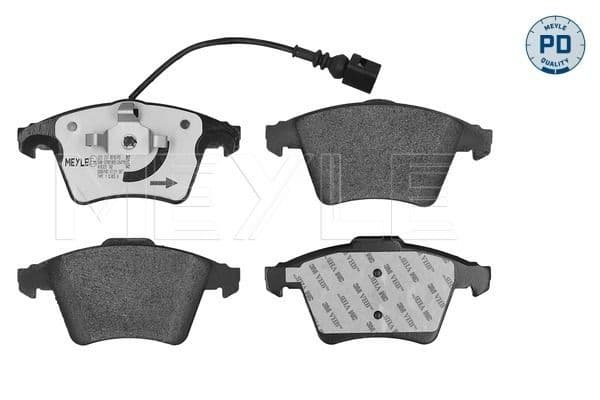 set placute frana,frana disc MEYLE -PD: Advanced performance and design. 025 237 4619/PD
