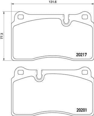 set placute frana,frana disc BREMBO PRIME LINE P 02 002