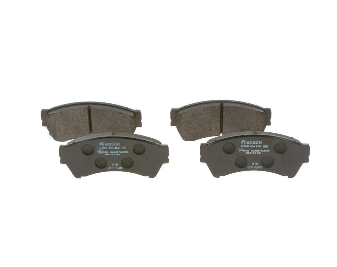 set placute frana,frana disc BOSCH 0 986 494 860