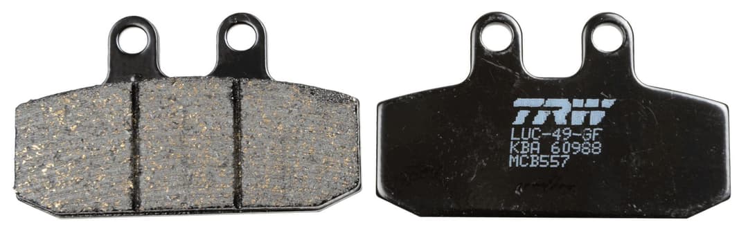 set placute frana,frana disc TRW MCB557