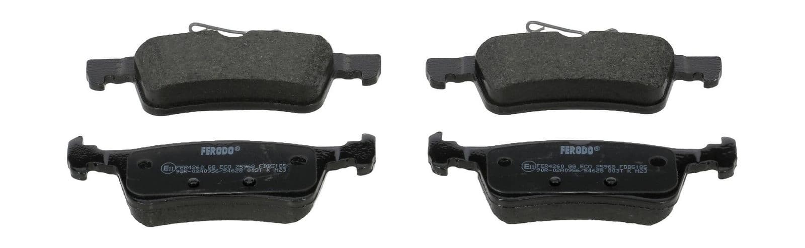 set placute frana,frana disc FERODO PREMIER ECO FRICTION FDB5185