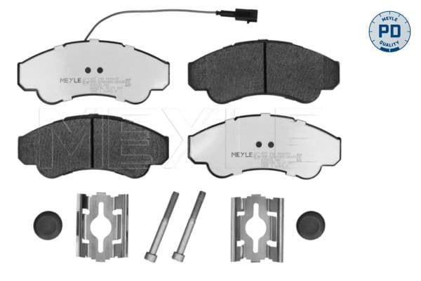 set placute frana,frana disc MEYLE -PD: Advanced performance and design. 025 239 1919/PD