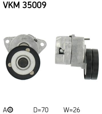 Intinzator curea, curea distributie SKF VKM 35009