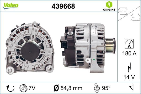 Generator / Alternator VALEO 439668