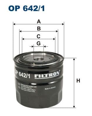 Filtru ulei FILTRON OP 642/1