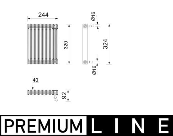 Radiator ulei, ulei motor MAHLE BEHR *** PREMIUM LINE *** CLC 439 000P