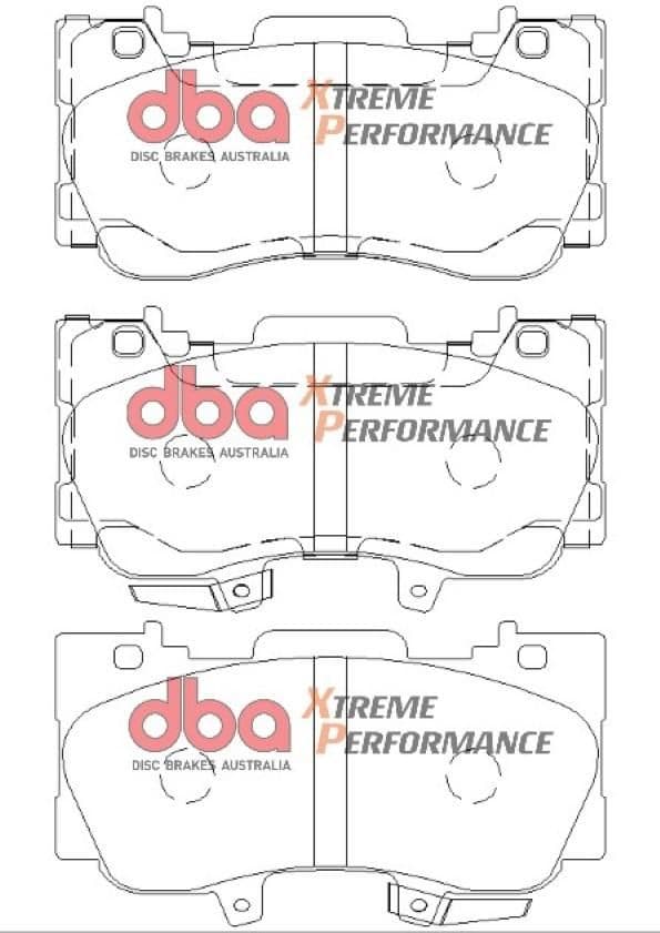 Set placute frana de performanta DBA DB9011XP