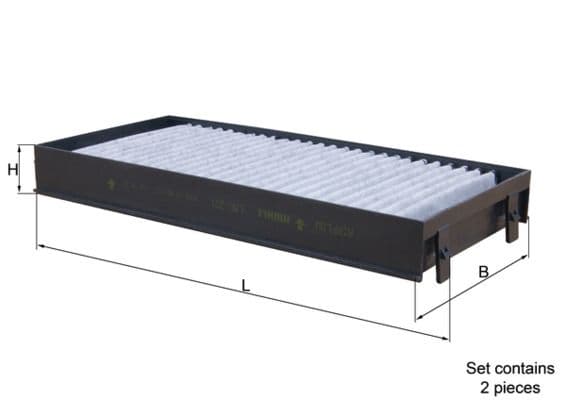 Filtru, aer habitaclu MAHLE LAK 221/S