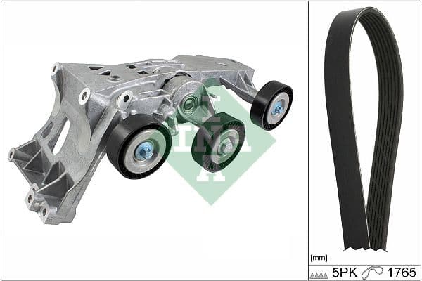 Set curea transmisie cu caneluri Schaeffler INA 529 0517 10