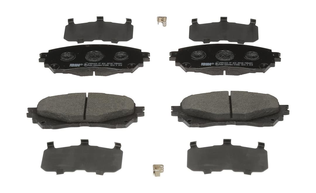 set placute frana,frana disc FERODO PREMIER ECO FRICTION FDB4891