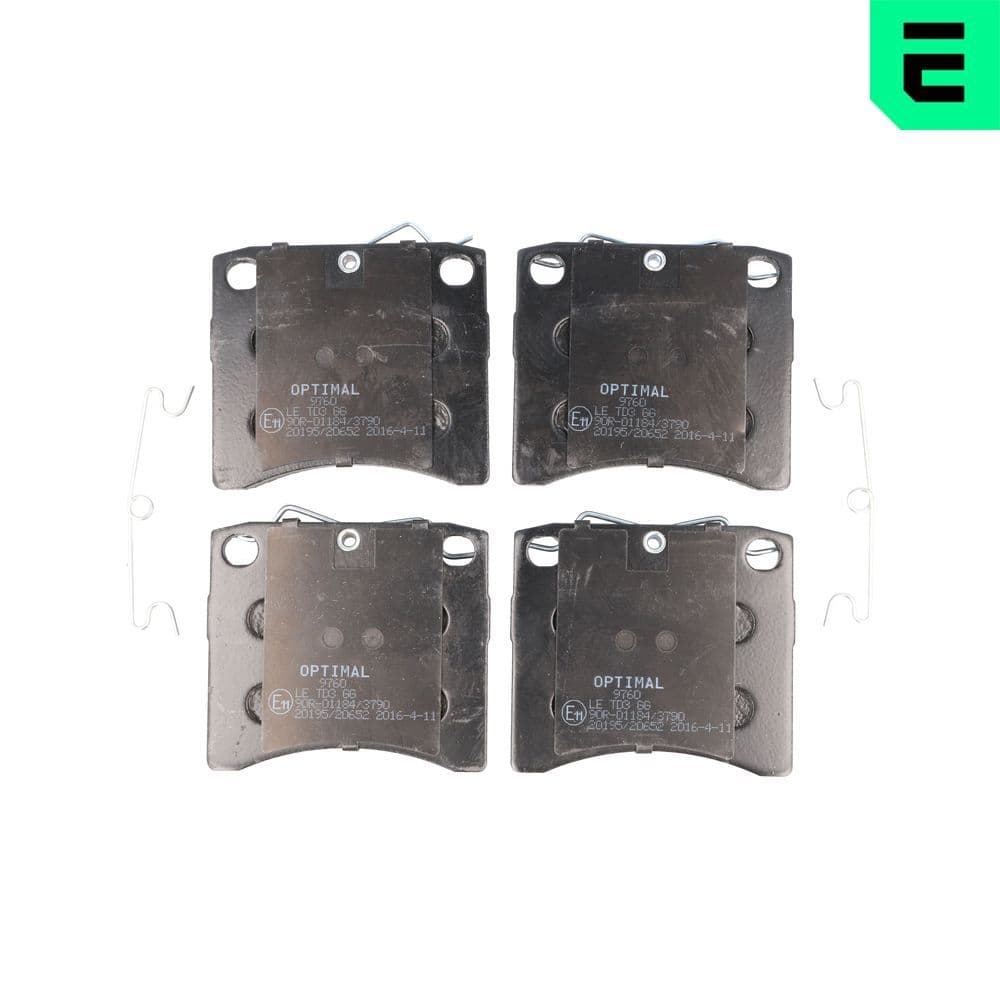 set placute frana,frana disc OPTIMAL BP-09760