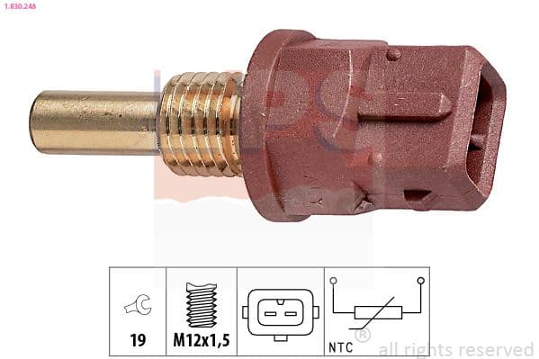 senzor,temperatura ulei EPS Made in Italy - OE Equivalent 1.830.248