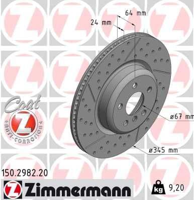 Disc frana ZIMMERMANN COAT Z 150.2982.20