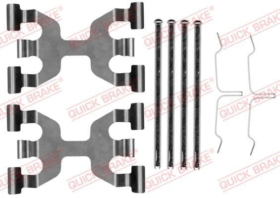 Set accesorii, placute frana QUICK BRAKE 109-0189