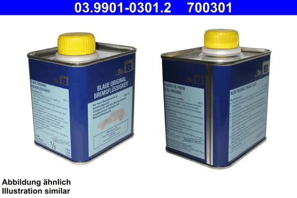 Lichid de frana ATE DOT 3 blau 03.9901-0301.2